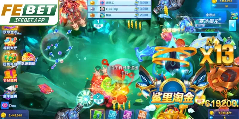 Thao các chi tiết để trải nghiệm ngư trường