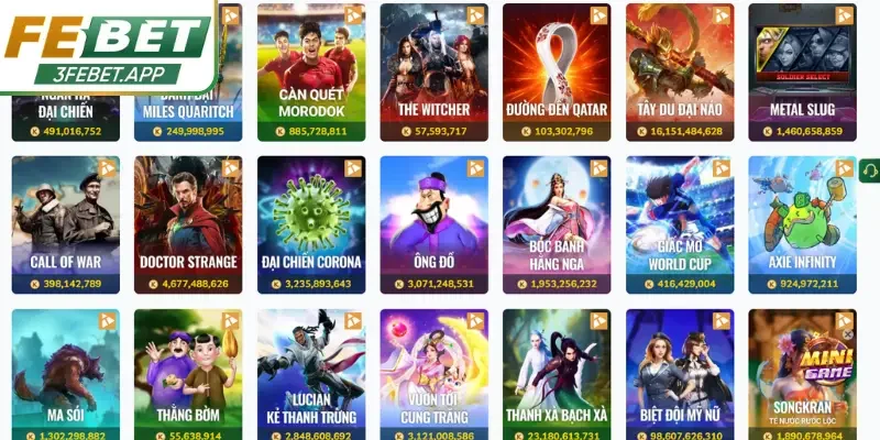 Nhiều game hay để lựa chọn